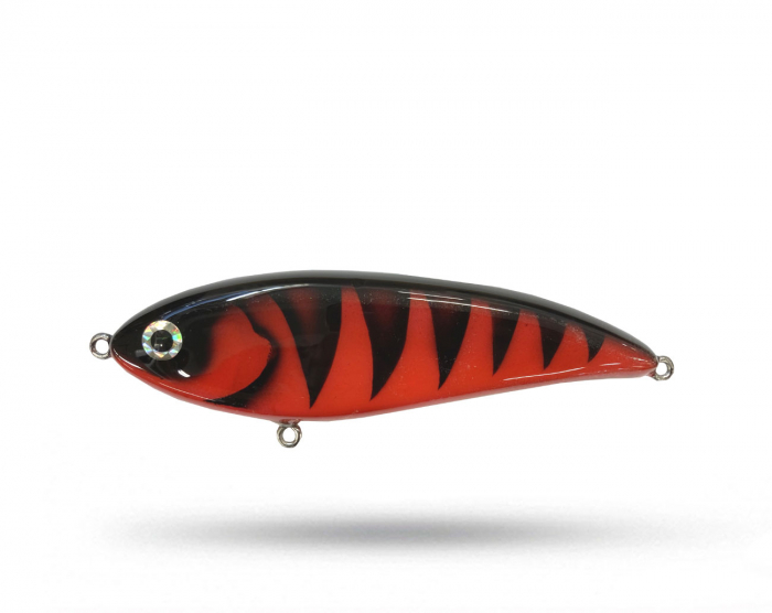 WS Lures Megastrike Jr Red Tiger i gruppen Fiskedrag / Jerkbaits hos Örebro Fiske & Outdoor AB (Megastrike jr Red Tiger)